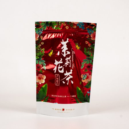 鋁箔印刷復合袋 茉莉花茶自立自封袋