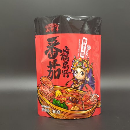 定制火鍋底料食品調(diào)料包裝袋 鋁箔復合自立拉鏈袋鹵料湯料外包裝